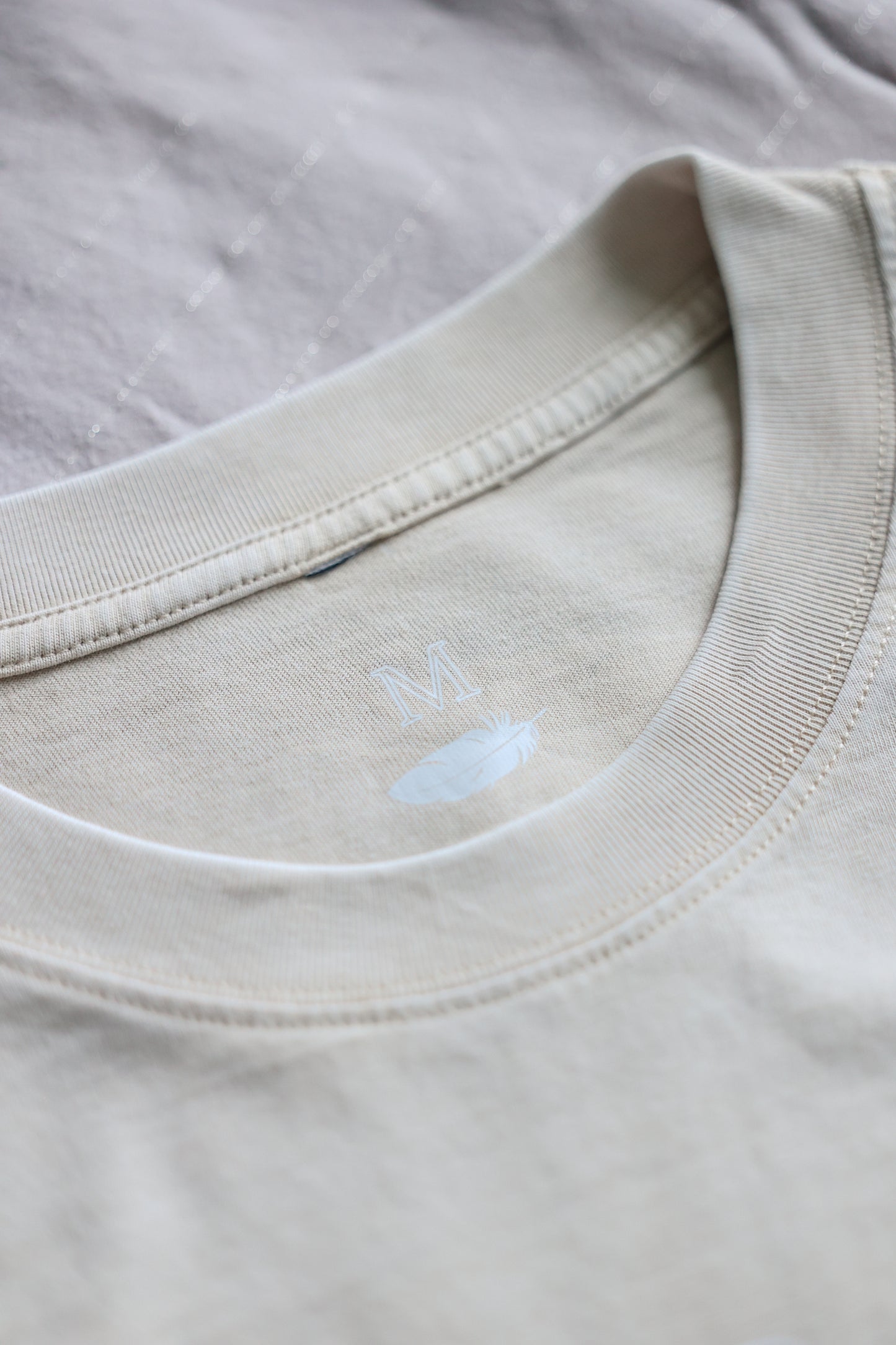 The Witness Beige Washed Tee