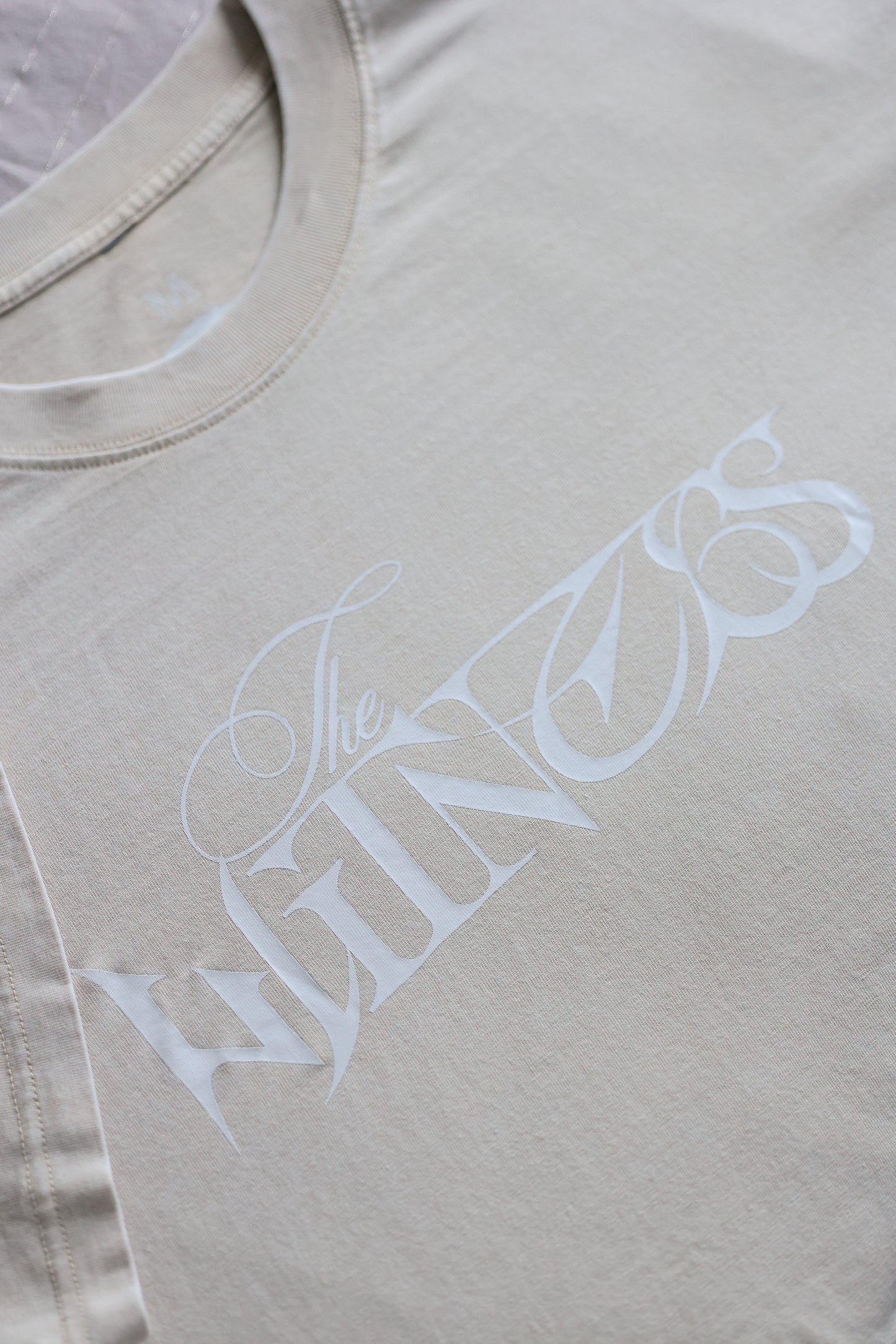 The Witness Beige Washed Tee