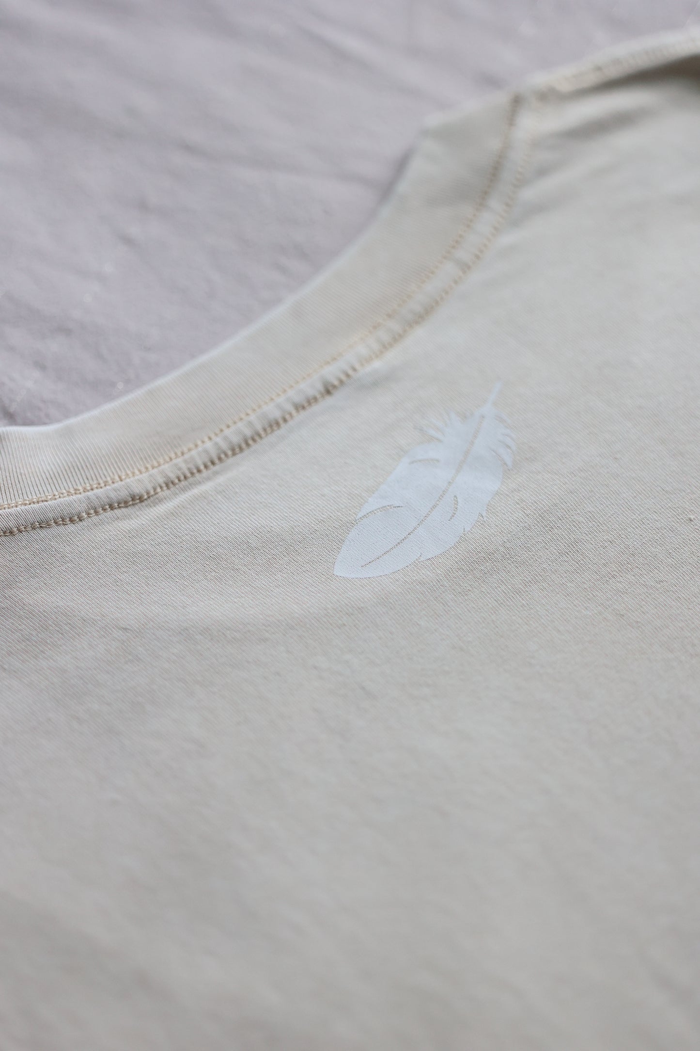 The Witness Beige Washed Tee