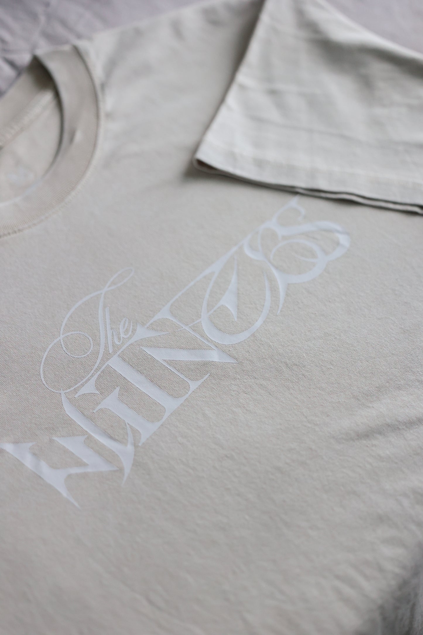The Witness Beige Washed Tee