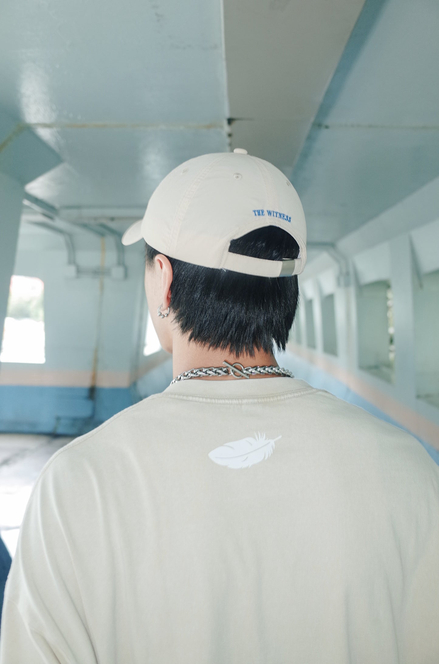 The Witness Beige Weightless Windbreaker Cap