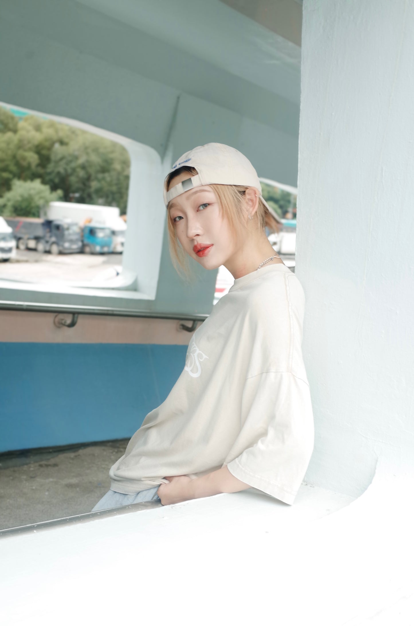 The Witness Beige Weightless Windbreaker Cap