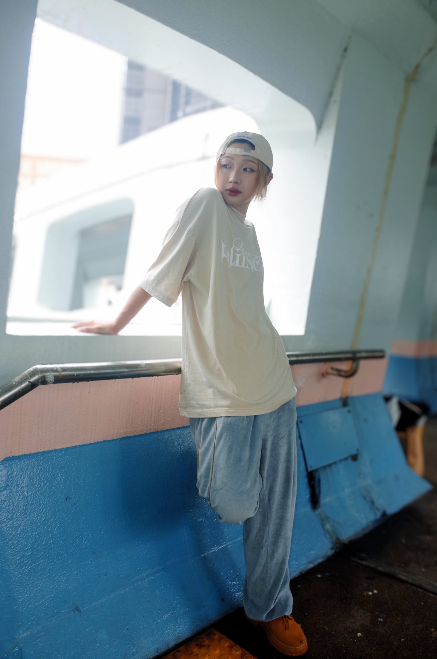 The Witness Beige Washed Tee