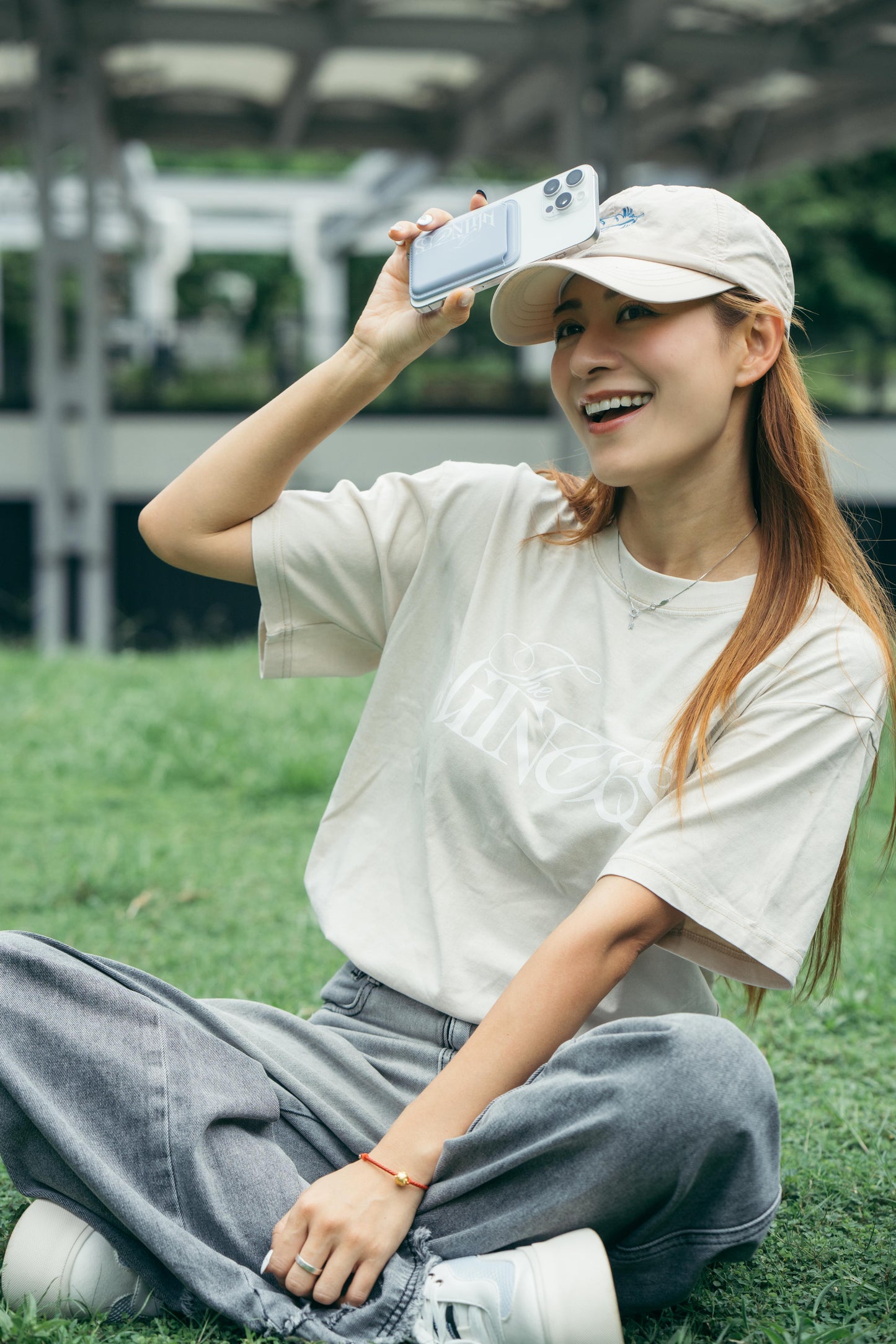 The Witness Beige Washed Tee