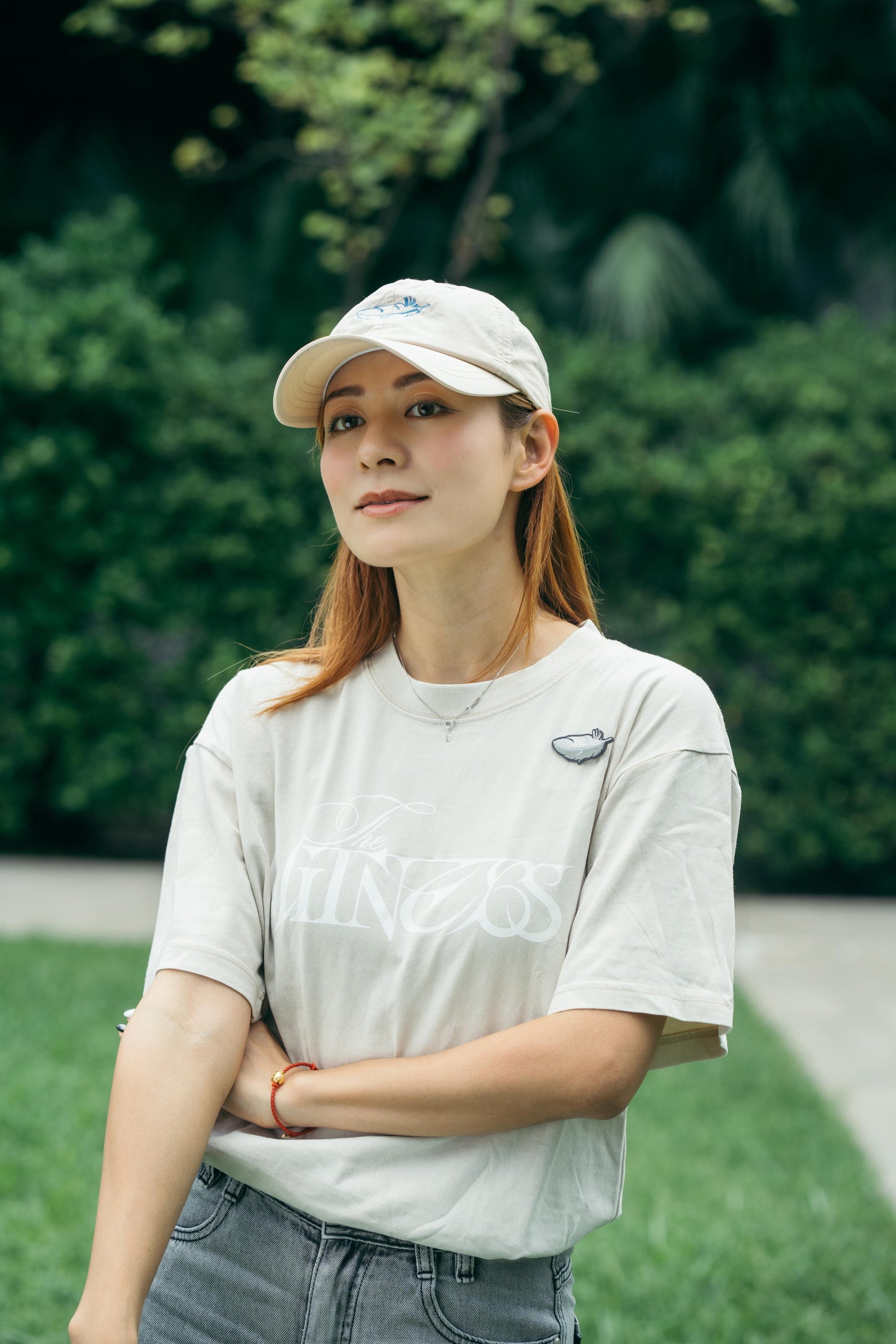 The Witness Beige Washed Tee