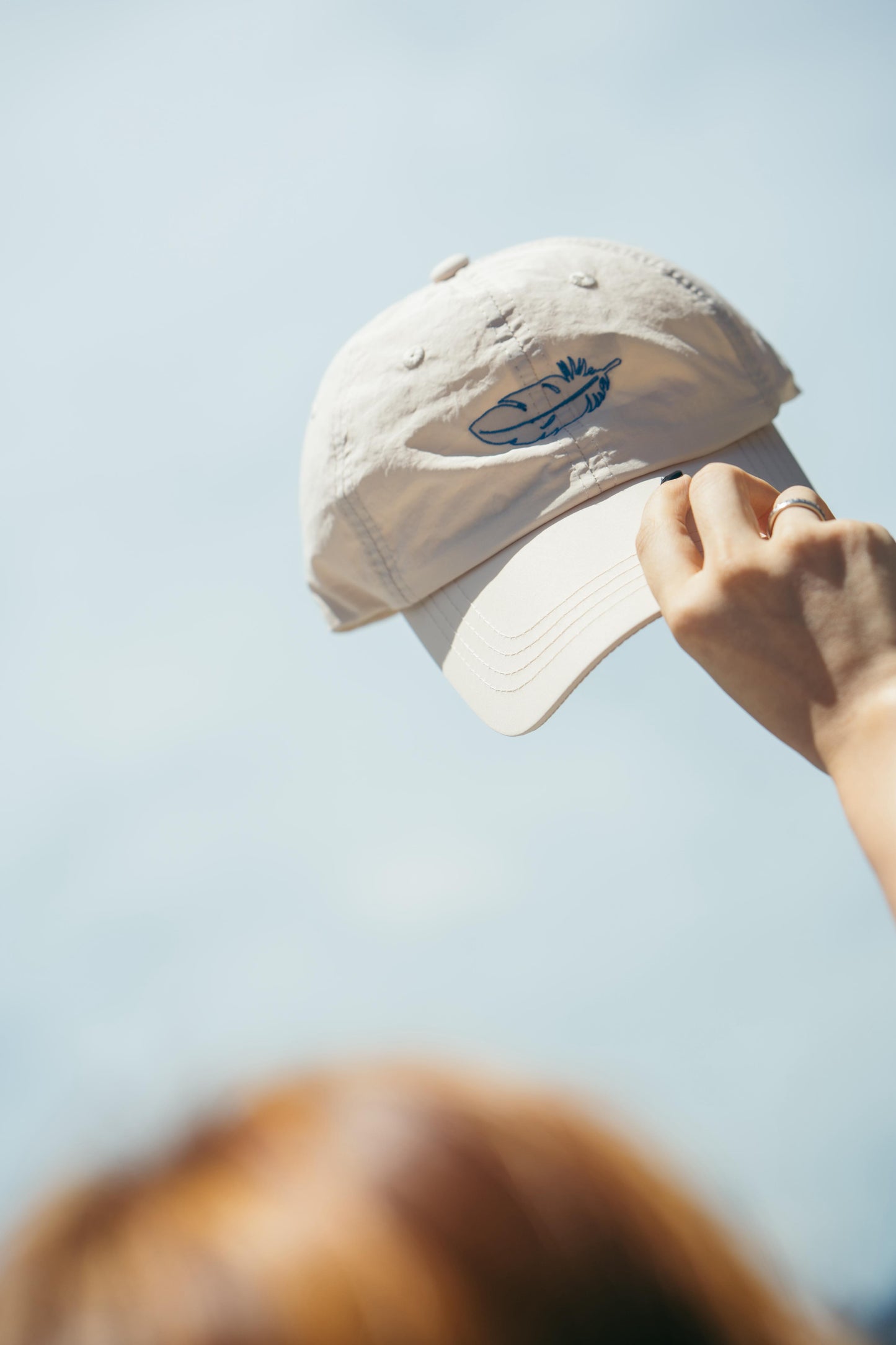 The Witness Beige Weightless Windbreaker Cap