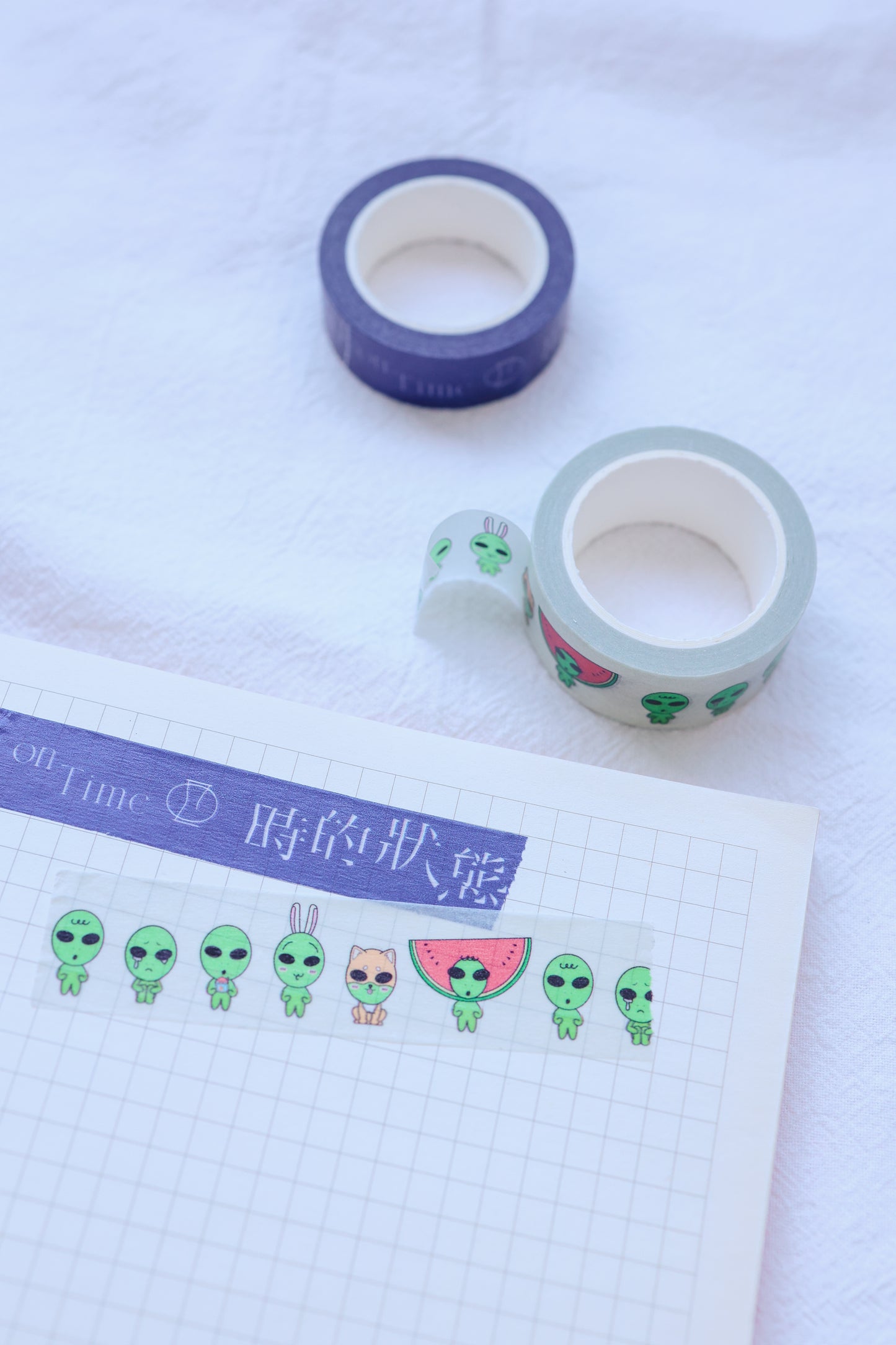 時的狀態和紙膠帶 | Washi Tape Set