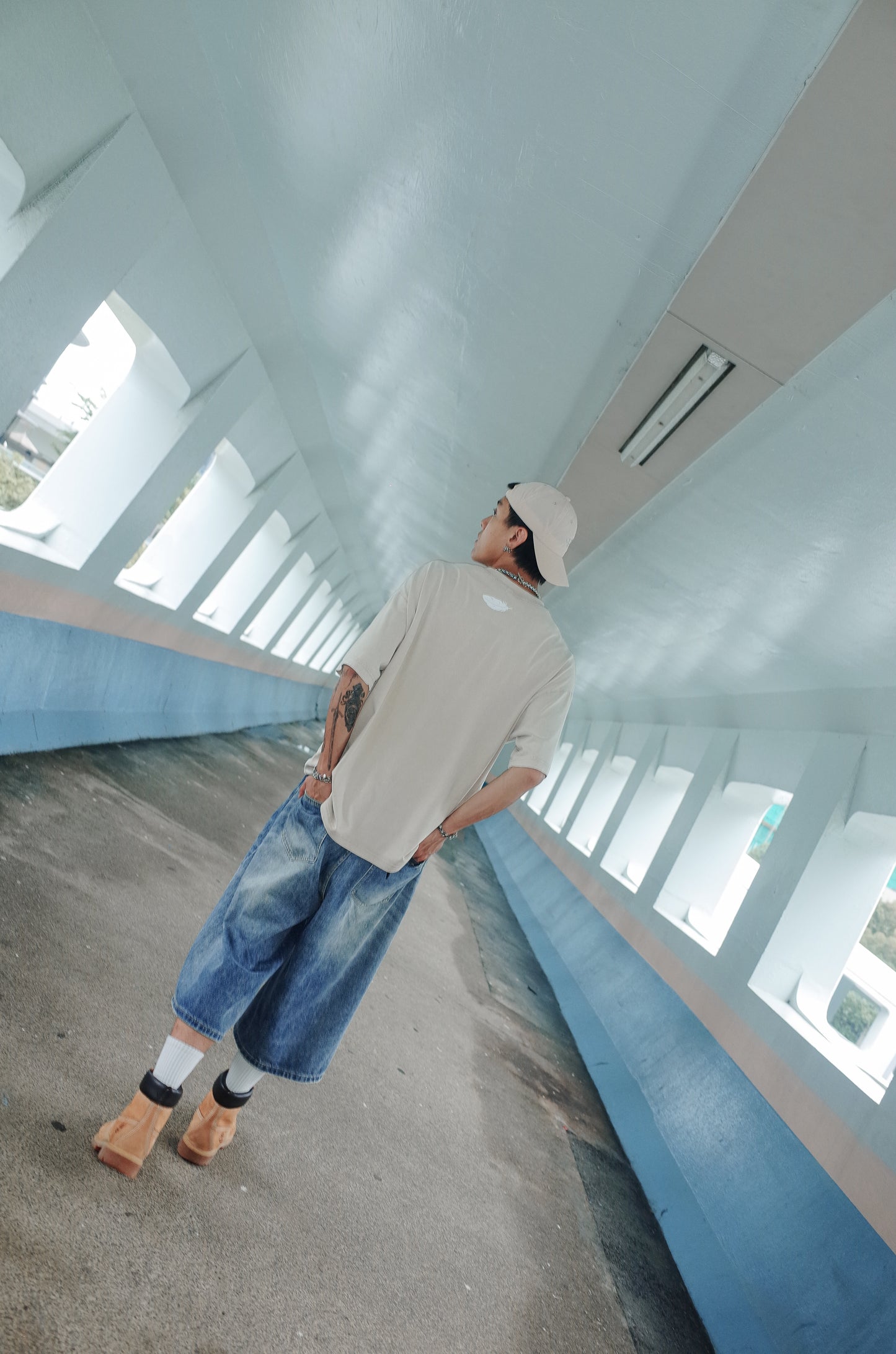 The Witness Beige Weightless Windbreaker Cap