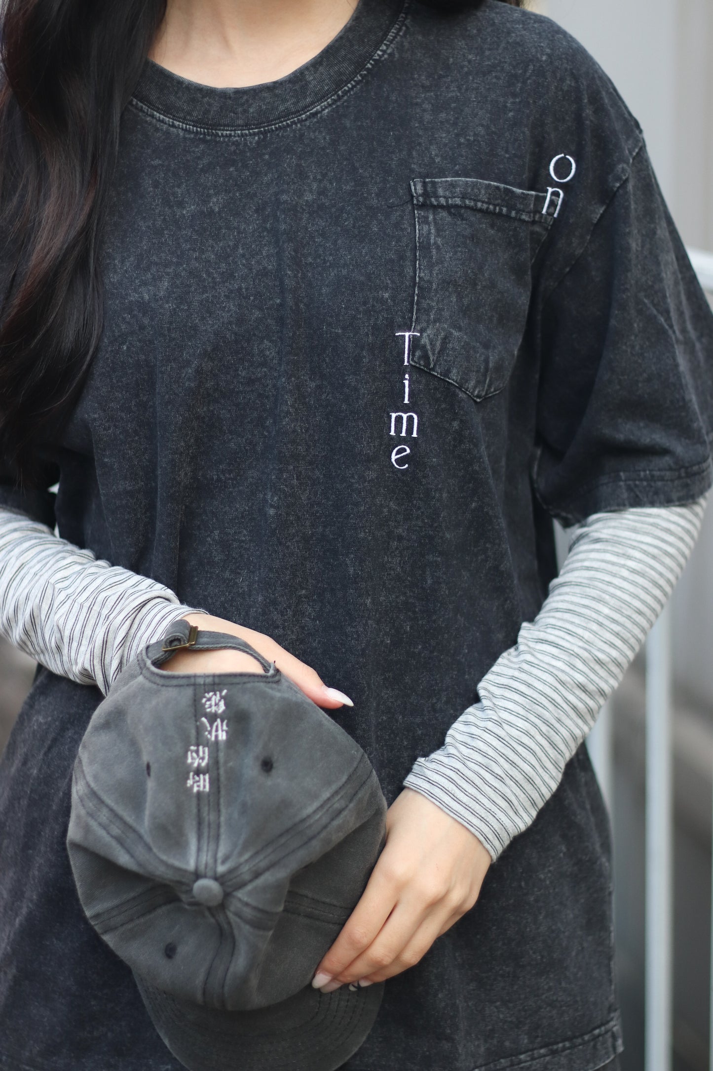 時的狀態短袖T恤 | Dirty Washed Tee