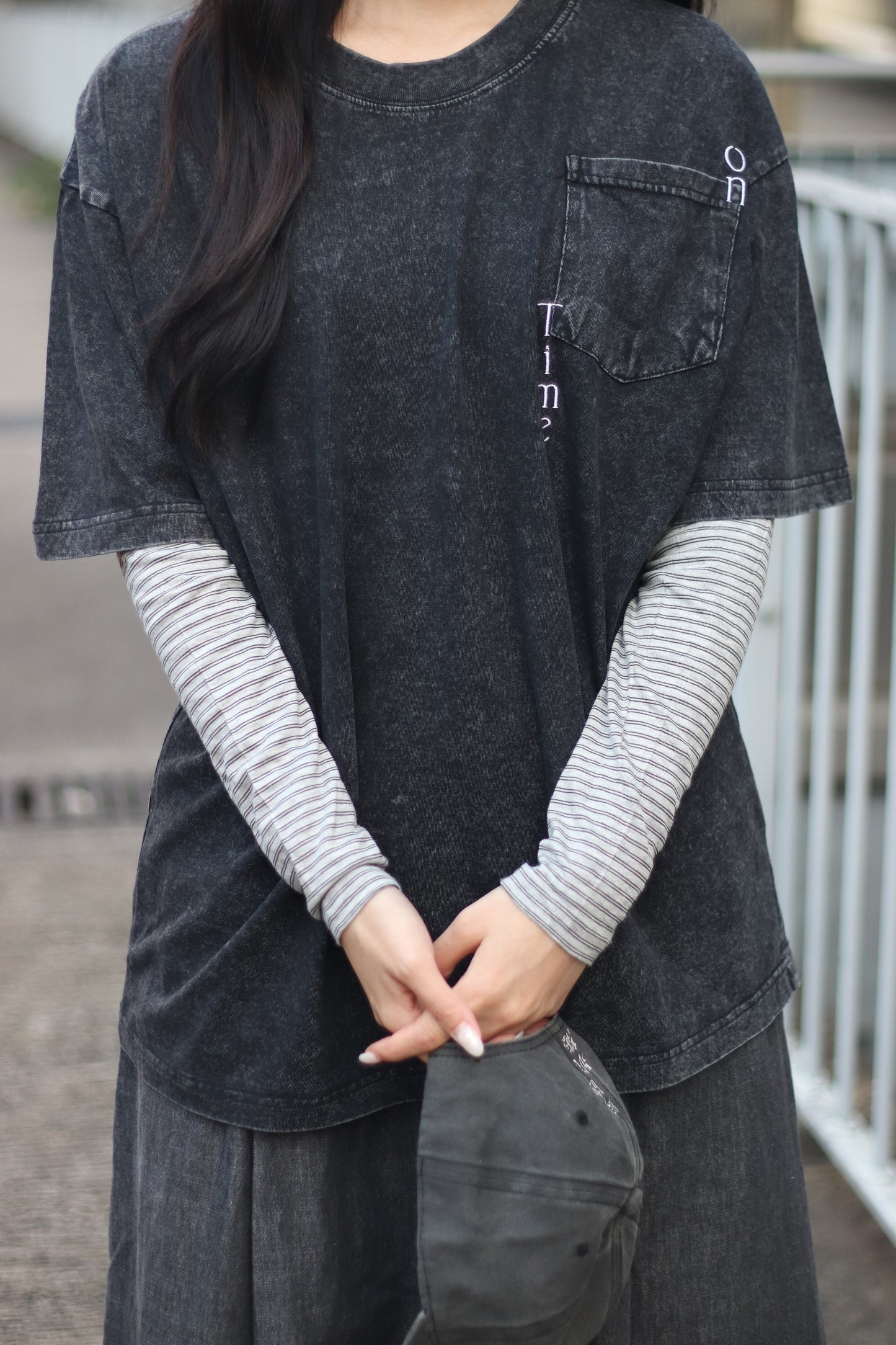 時的狀態短袖T恤 | Dirty Washed Tee