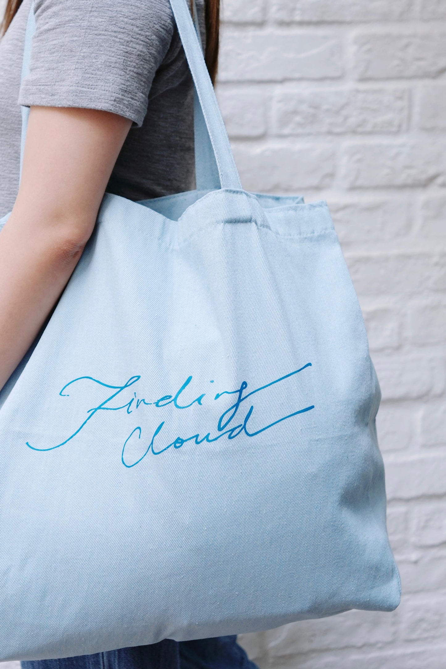 Finding Cloud Denim Bag