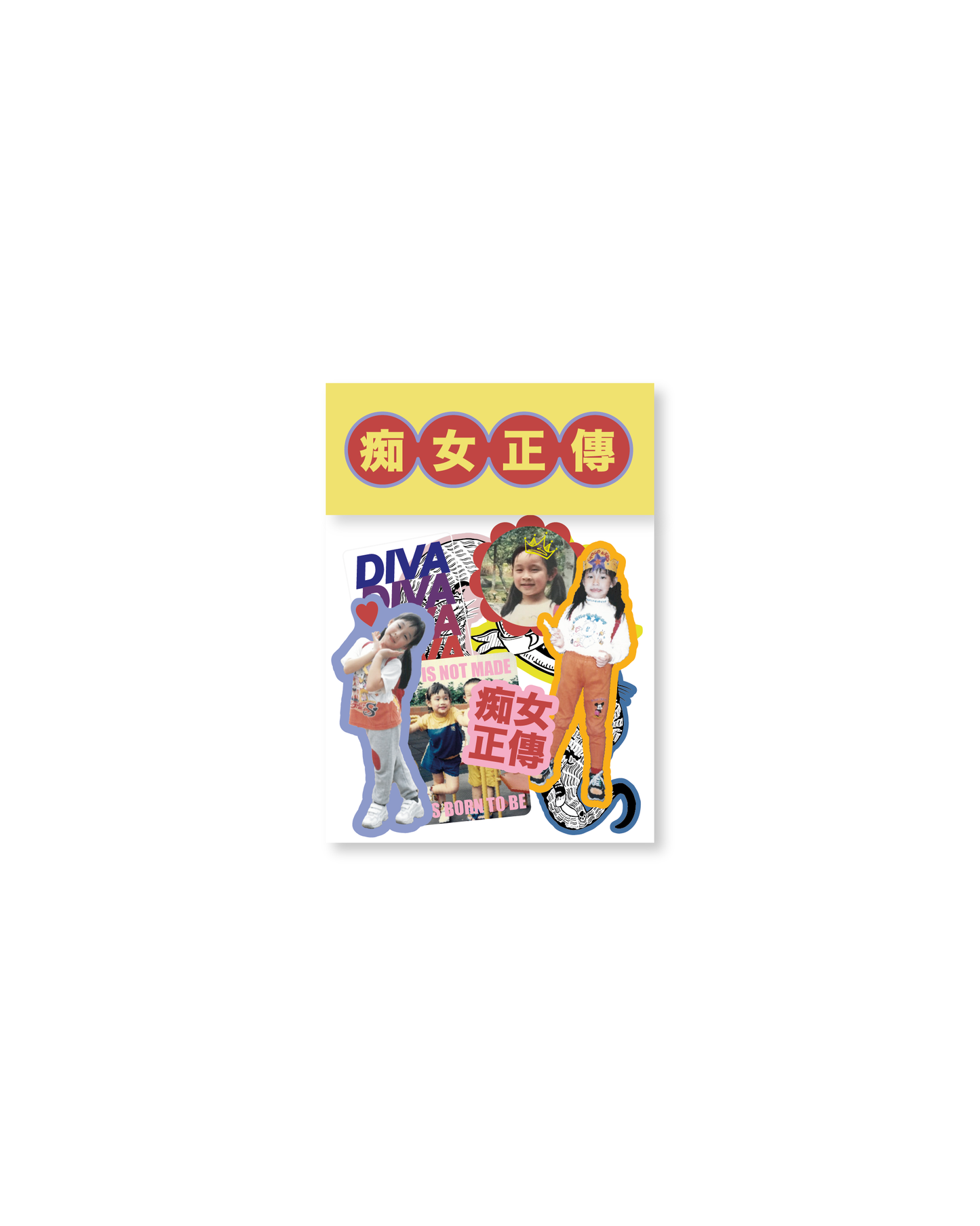 JENG IS THE DIVA Stickers set