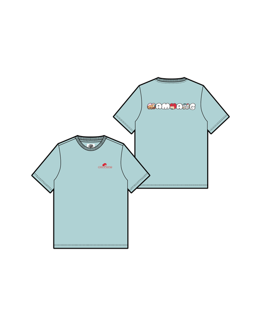 AH JENG's Coffee Club x MAMUANG Blue Tee