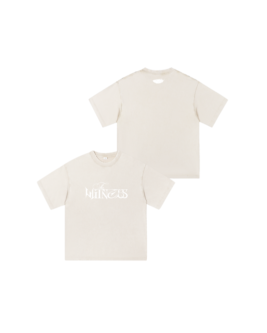The Witness Beige Washed  Tee